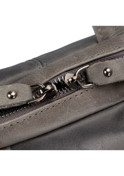 Apollo 13-14 Inç Deri Laptop Çantası TN18EF Gri indirimleri