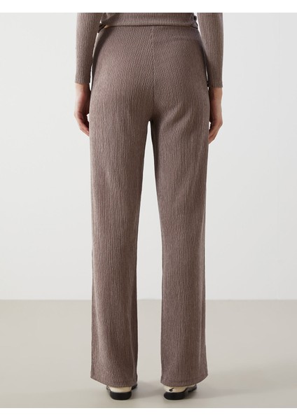 Yeni Sezon Beli Lastikli Dokulu Kadın Pantolon fırsatları