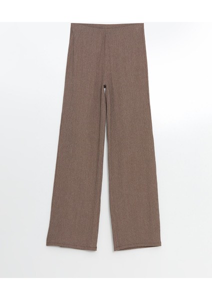 Yeni Sezon Beli Lastikli Dokulu Kadın Pantolon indirimleri