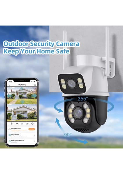 Çift Full Hd Hareketli Kablosuz Dış Mekan Güvenlik Kamerası fiyatları