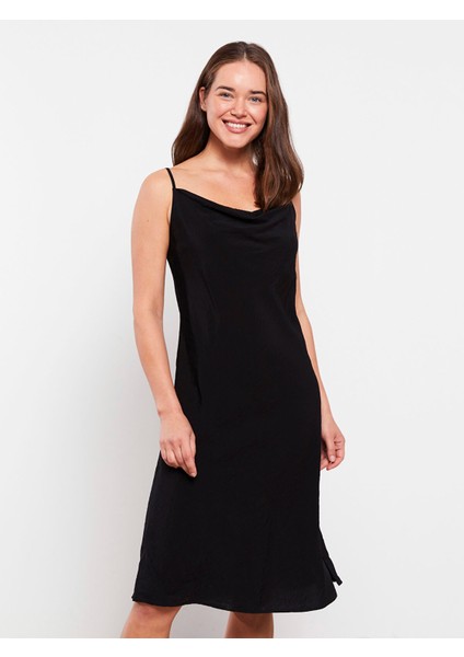 Yeni Sezon Dökümlü Yaka Düz Askılı Kadın Fantezi Gecelik indirimleri