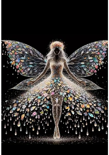 5 D Kendin Yap 20 cm x 20 cm Elmas Mozaik Boyama Tablo