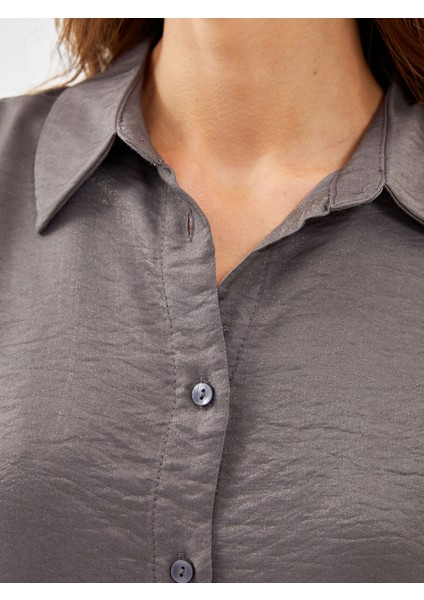 Yeni Sezon Saten Kadın Gömlek modelleri