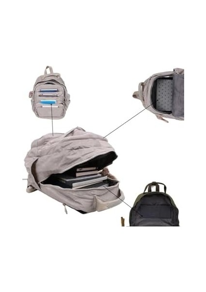 Cox 8861 Siyah Klinkır Kumaş Sırt Çantası modelleri