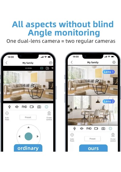 Çift Kameralı Gece Renkli Görüşlü Bebek Kamerası indirimleri