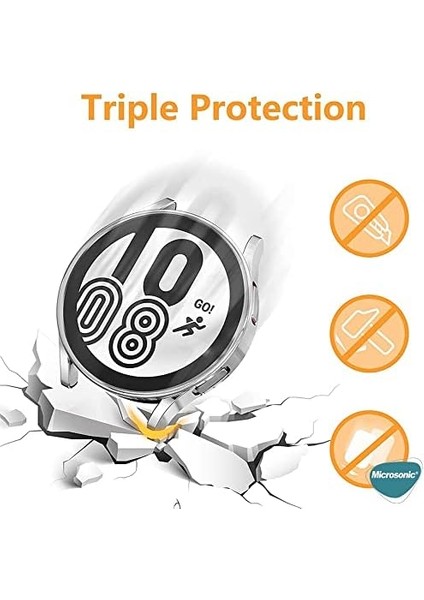 Galaxy 5 Pro 45MM Için Kılıf Ekranı Tam Kaplayan 360 Full Round Soft Silicone Siyah [galaxy 5 Pro 45MM ile Uyumlu Kılıf - Siyah] fiyatları