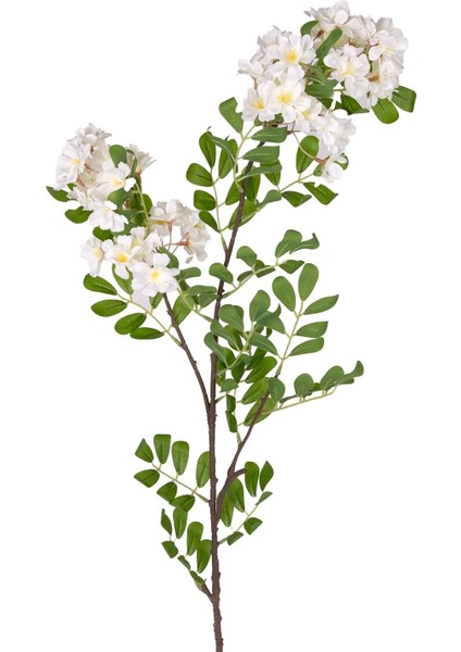 Yapay Çiçek Dalı Beyaz 80 Cm.