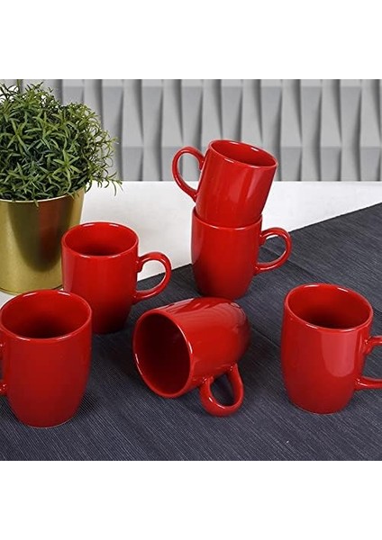 Kırmızı Bulut Kupa 9 cm 6 Adet fiyatları