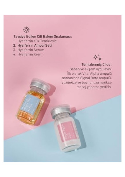 Hyalferrin Biogen Trial Ampoule Set | Cilt Bakım Ampul Seti Deneme Kiti modelleri
