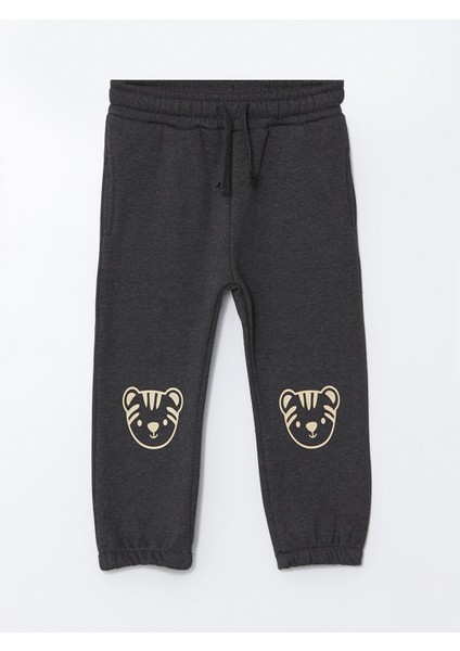 Yeni Sezon Beli Lastikli Kalın Erkek Bebek Jogger Eşofman Alt