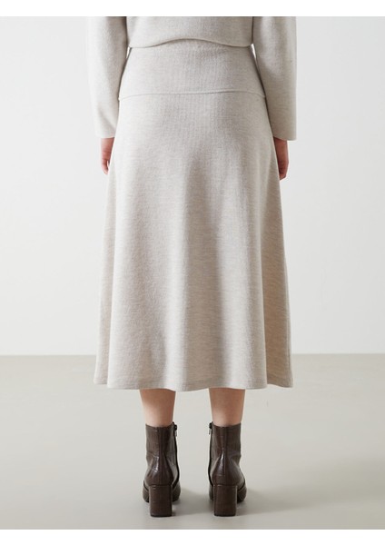 Yeni Sezon Beli Lastikli Kadın Triko Etek fırsatları