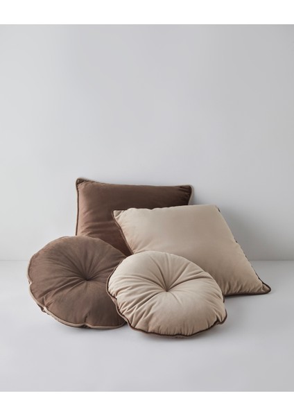 Lineta Dekoratif Kırlent 40X40 cm Açık Kahverengi modelleri