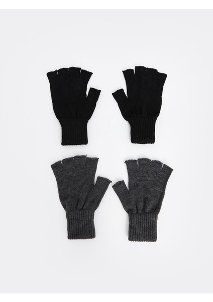 Yeni Sezon Erkek Parmaksız Eldiven 2'li
