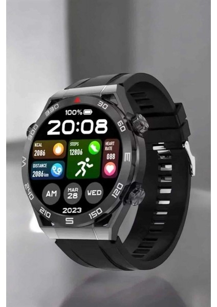 Akıllı Saat Yeni Nesil 2024 Model Metal Kordonlu Bluetooth Bağlantılı indirimleri