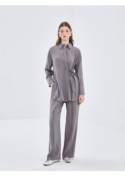 Yeni Sezon Beli Lastikli Loose Fit Kadın Pantolon fiyatları