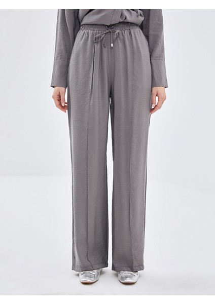 Yeni Sezon Beli Lastikli Loose Fit Kadın Pantolon modelleri
