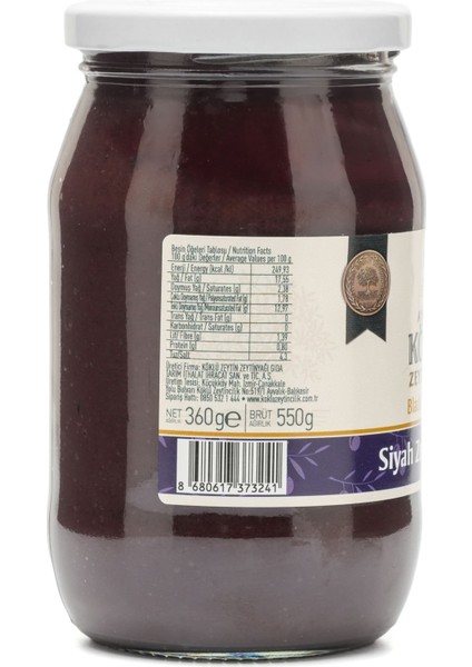 Köklü Siyah Zeytin Ezmesi 350 gr fiyatları