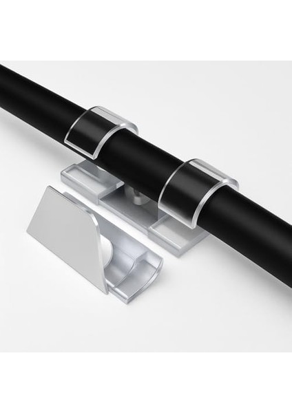 Yapışkanlı Kablo Tutucu 20&apos;li Set – Şeffaf Kablo Klipsi, Masa ve Duvar Uyumlu Kablo Düzenleyici modelleri