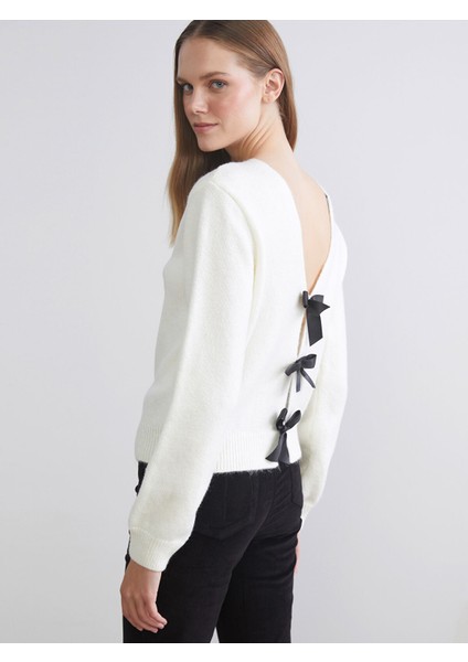 Yeni Sezon V Yaka Kadın Triko Hırka