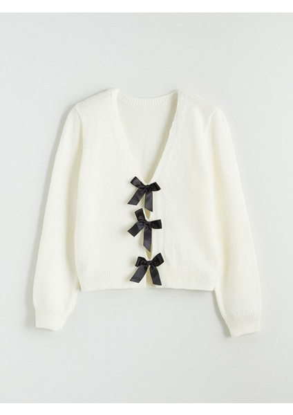 Yeni Sezon V Yaka Kadın Triko Hırka indirimleri