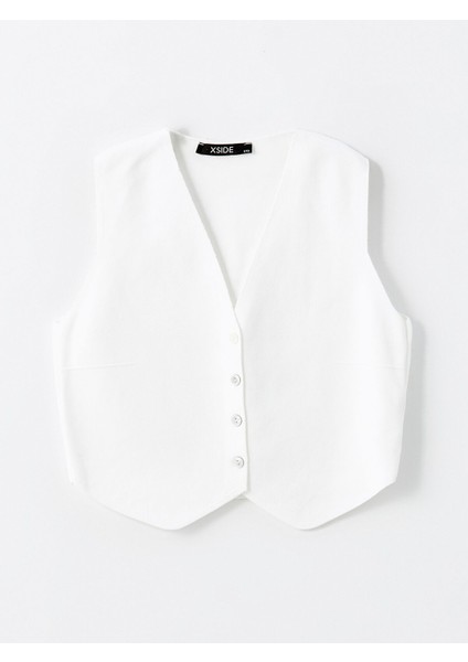 Yeni Sezon V Yaka Kadın Triko Yelek indirimleri