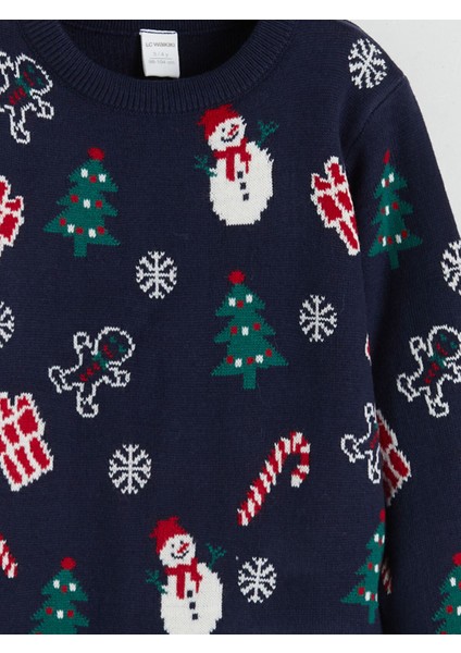 Yeni Sezon Yılbaşı Temalı Erkek Çocuk Triko Kazak modelleri