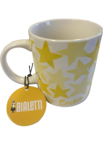 - Desenli Kahve Kupası (Sarı)