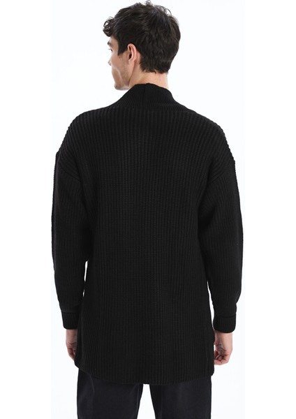 Yeni Sezon Standart Kalıp Şal Yaka Erkek Triko Hırka fırsatları