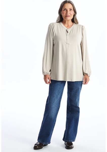 Yeni Sezon Bisiklet Yaka Kadın Bluz fiyatları