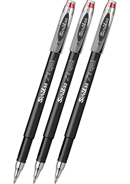 Kırmızı Pilot Kalem Speed 27 3 Adet Scrikss Pilot Kalem 0.7 mm Roller Uçlu Pilot Kalem Ince Uçlu Likit Mürekkepli Pilot