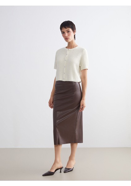 Yeni Sezon Bisiklet Yaka Ajurlu Kadın Triko Hırka fiyatları