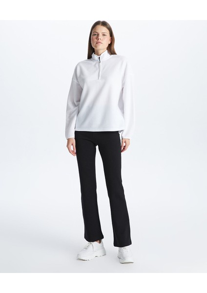 Yeni Sezon Beli Lastikli Ispanyol Paça Kadın Tayt Pantolon fiyatları