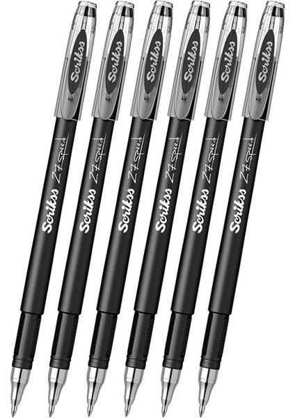 Siyah Pilot Kalem Speed 27 6 Adet Scrikss Pilot Kalem 0.7 mm Roller Uçlu Pilot Kalem Ince Uçlu Likit Mürekkepli Pilot