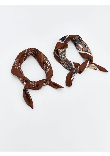Yeni Sezon Desenli Kadın Bandana 2'li