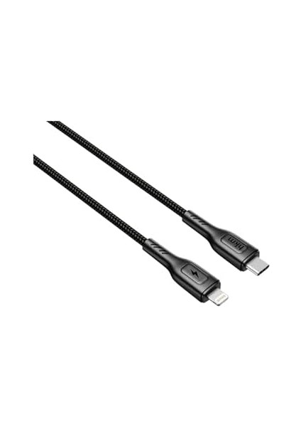 Hkm Tech Knıt 30W Hızlı Şarj Destekli, Type-C To Lightning Şarj ve Data Aktarım Kablosu, 1 Metre, Siyah modelleri