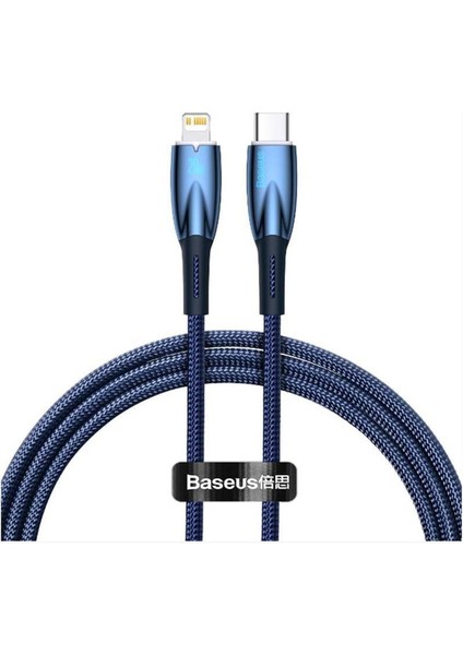 Glimmer 20W Type-C To Şarj Kablosu 1m Mavi