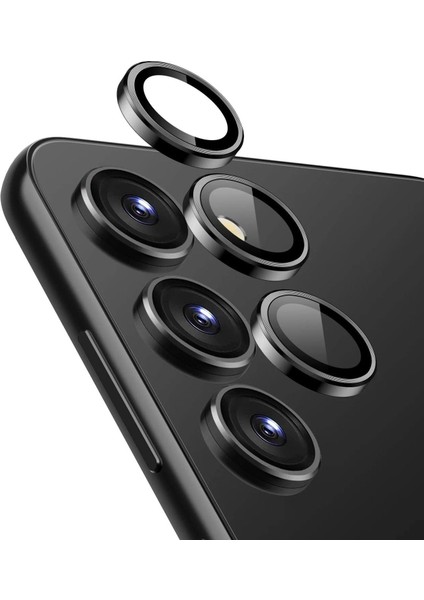 Galaxy A55 Tekli Kamera Lens Koruma Camı Siyah