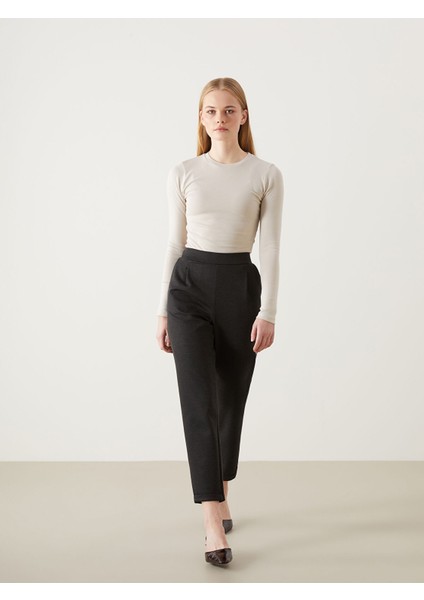 Yeni Sezon Beli Lastikli Kadın Pantolon