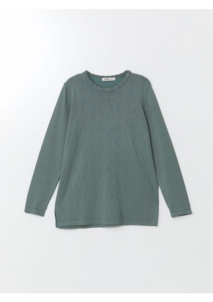 Yeni Sezon Bisiklet Yaka Parlak Taşlı Kadın Triko Kazak indirimleri