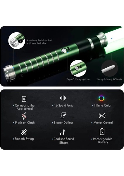 Damıensaber Yeşil Işın Kılıcı fırsatları