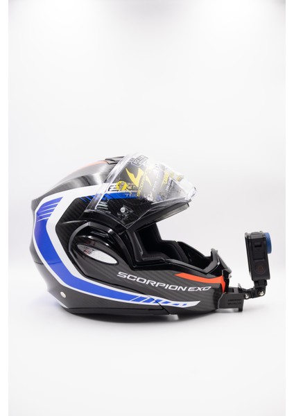 Scorpion Exo-Tech Evo Kask Için (Kask Hariç ) Aksiyon Kamerası Kask Çene Bağlantı Aparatı Chin Mount fırsatları