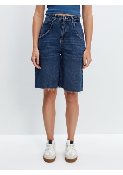 Yeni Sezon Bermuda Fit Kadın Jean Şort fiyatları