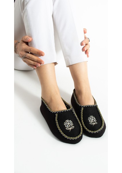 Kadın Patik Ev Ayakkabısı Hediyelik Çeyizlik Misafirlik Günlük Çetik