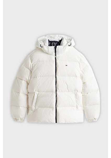 Comfort Fit Çıkarılabilir Kapüşonlu Şişme Mont Erkek Mont DM0DM19786 Ybl