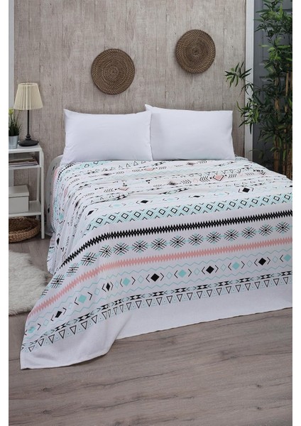 Çarşafı Tek Kişilik Pike Yatak Örtüsü 170 x 230 Beyaz