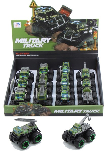 779-69B Duble Sürtmeli Metal Dıecast Askeri