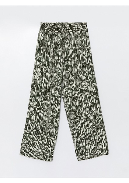 Yeni Sezon Beli Lastikli Desenli Kadın Pantolon indirimleri