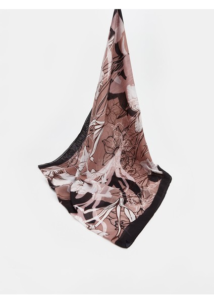 Yeni Sezon Çiçek Desenli Kadın Şal