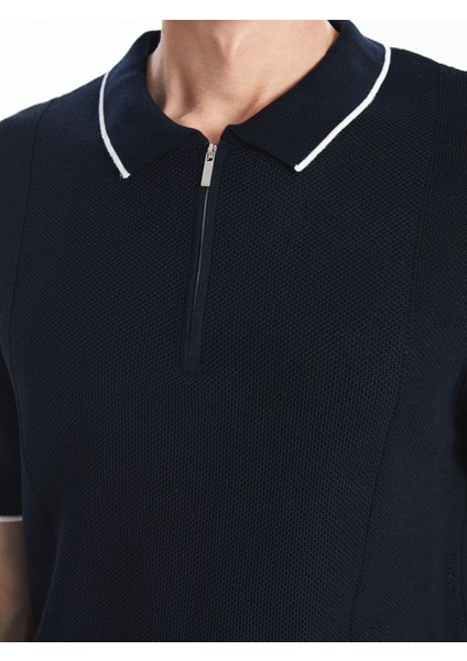 Yeni Sezon Polo Yaka Kısa Kollu Erkek Dokulu Tişört modelleri