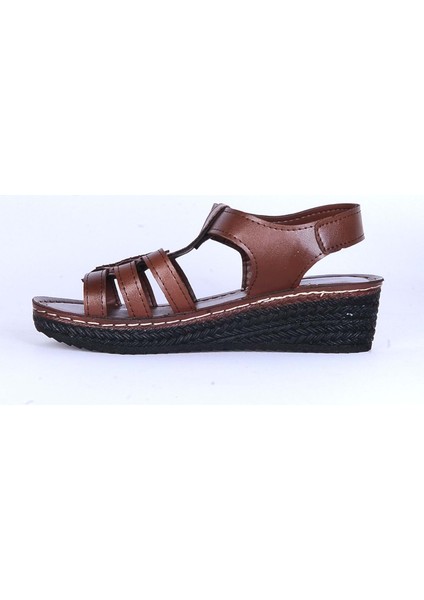 Moda Ayakkabı 184 Polero Dolgu Topuk Kadın Yazlık Sandalet modelleri